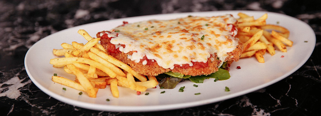 Schnitzel überbacken